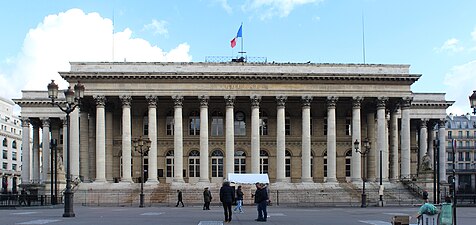 Bourse de Paris.