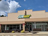 A Subway restaurant in Stanhope, New Jersey, taken on September 4, 2018