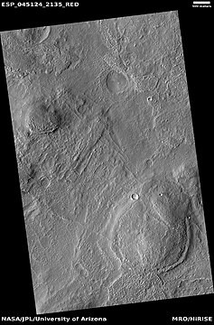 Ridges, as seen by HiRISE under HiWish program