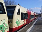 Regio-Shuttles in treinschakeling, Tuttlingen, Duitsland, 30 januari 2007.