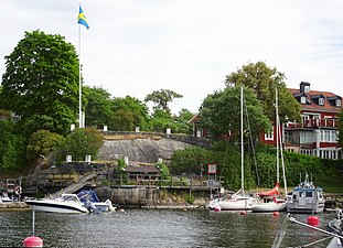 Kummelnäsviken med Kummelnäs gård