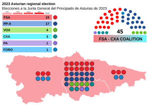 Elecciones a la Junta General del Principado de Asturias de 2023