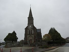 The church of Saint-Pierre, in Quintenic