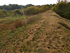 Remains of earthworks