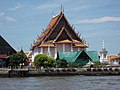 View of the ordination hall from the Phra Nakhon side