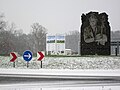 Abbildung Bernhard Rombergs auf dem Kreisverkehr Dinklager Ring/Märschendorfer Straße