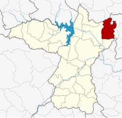 District location in Khon Kaen province