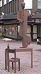 Ferlin steppar på Stora Torget i Karlstad, 2002, av Tomas Qvarsebo