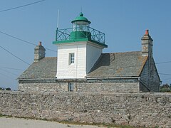 Le phare de Réville dans le Cotentin.