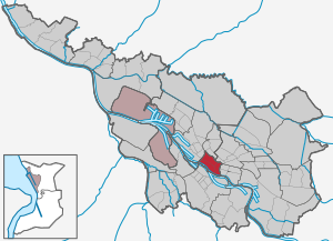 Stadt Bremen, Stadtteil Mitte hervorgehoben