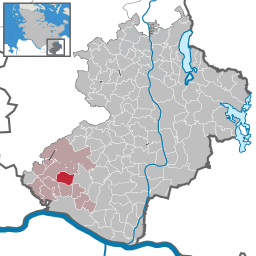 Läget för kommunen Dassendorf i Kreis Herzogtum Lauenburg