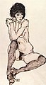 Egon Schiele, nu sense títol, 1914.