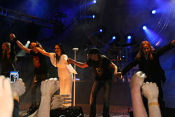 Nightwish Himos Festivaleilla vuonna 2005.