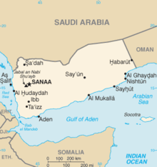 Map of Yemen