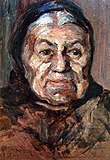 Portret starice, 1914 ou 1915