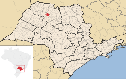 Monte Aprazível – Mappa