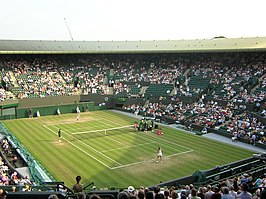 Het Court No. 1 tijdens Wimbledon.