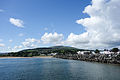 Vue à partir du bateau qui mène à l'île de Rathlin.