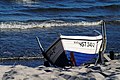 Rügen, Ruderboot am Südstrand in Göhren