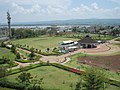 Le stade Jomo Kenyatta et la tour des télécommunications.