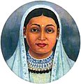 Portrait of Queen Tripurasundari of Nepal