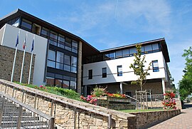 The town hall in Magny-le-Hongre