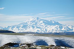 Mount Elbrus, the highest mountain in Europe, is located in Elbrussky District