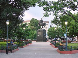 A square in central Cagua