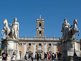 Standbeelden van Castor en Pollux, Dioscuri, Rome, Capitol