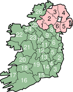 Counties of Ireland.