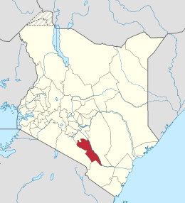 Contea di Makueni – Localizzazione