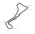 Streckenführung 1975–1985.