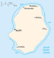 Mapa Niue le Alofi