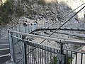 La passerelle sur le gouffre du Verney.