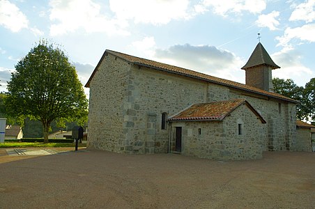 Nordseite der Kirche Saint-Pierre-ès-Liens