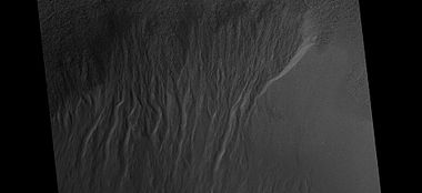 Gullies as seen by HiRISE under HiWish program