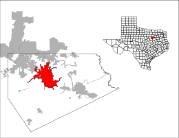 Waxahachie – Mappa