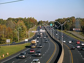 I-40/85, проходящая через Берлингтон (Северная Каролина)