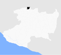 Location of La Piedad in Michoacán