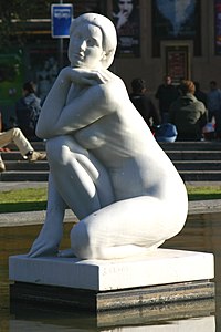 La Diosa en la Plaza Cataluña de Barcelona.