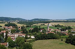 Skyline of Mottier