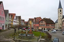 Market square in Aub