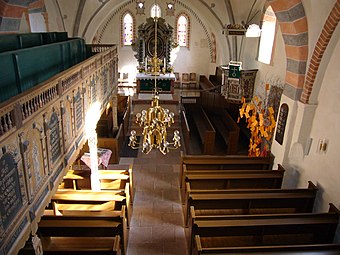 Blick von der Empore Richtung Altar