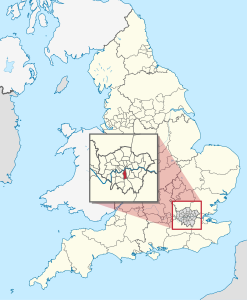 Lambeth – Localizzazione