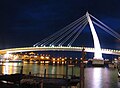 Lover Bridge of Tamsui in Taiwan