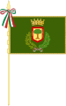 Flag of Nocera Inferiore with pole