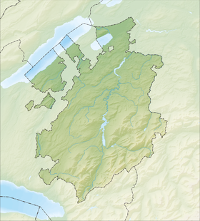 (Voir situation sur carte : canton de Fribourg)