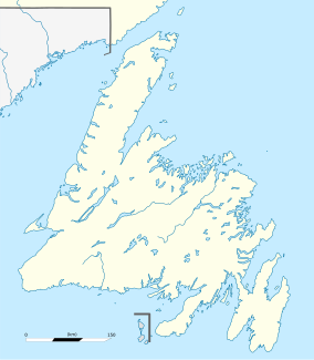 نقشه نشان‌دهنده جایگاه Gros Morne National Park