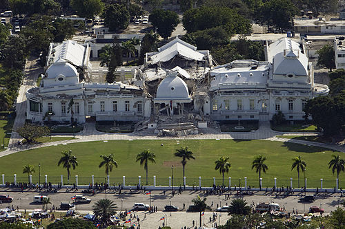 National Palace of Haiti after the 2010 earthquake