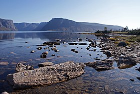 Le Big Level, située au sud de l'étang Western Brook